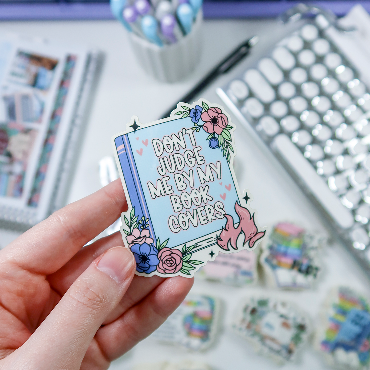 Judge Book Covers Vinyl Die Cut Sticker - JBCV