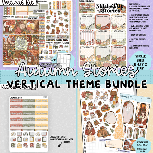 Autumn Stories Vertical Weekly Kit + Challenge Bundle