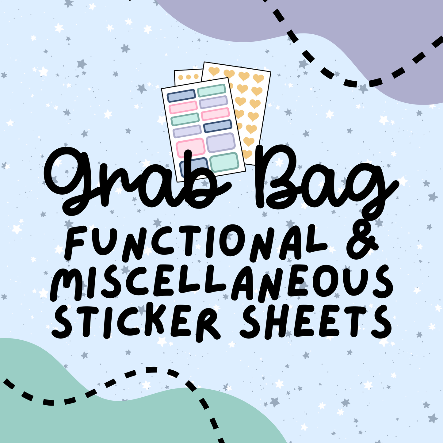 Functional & Misc Sheet Grab Bag - 5 Sheets