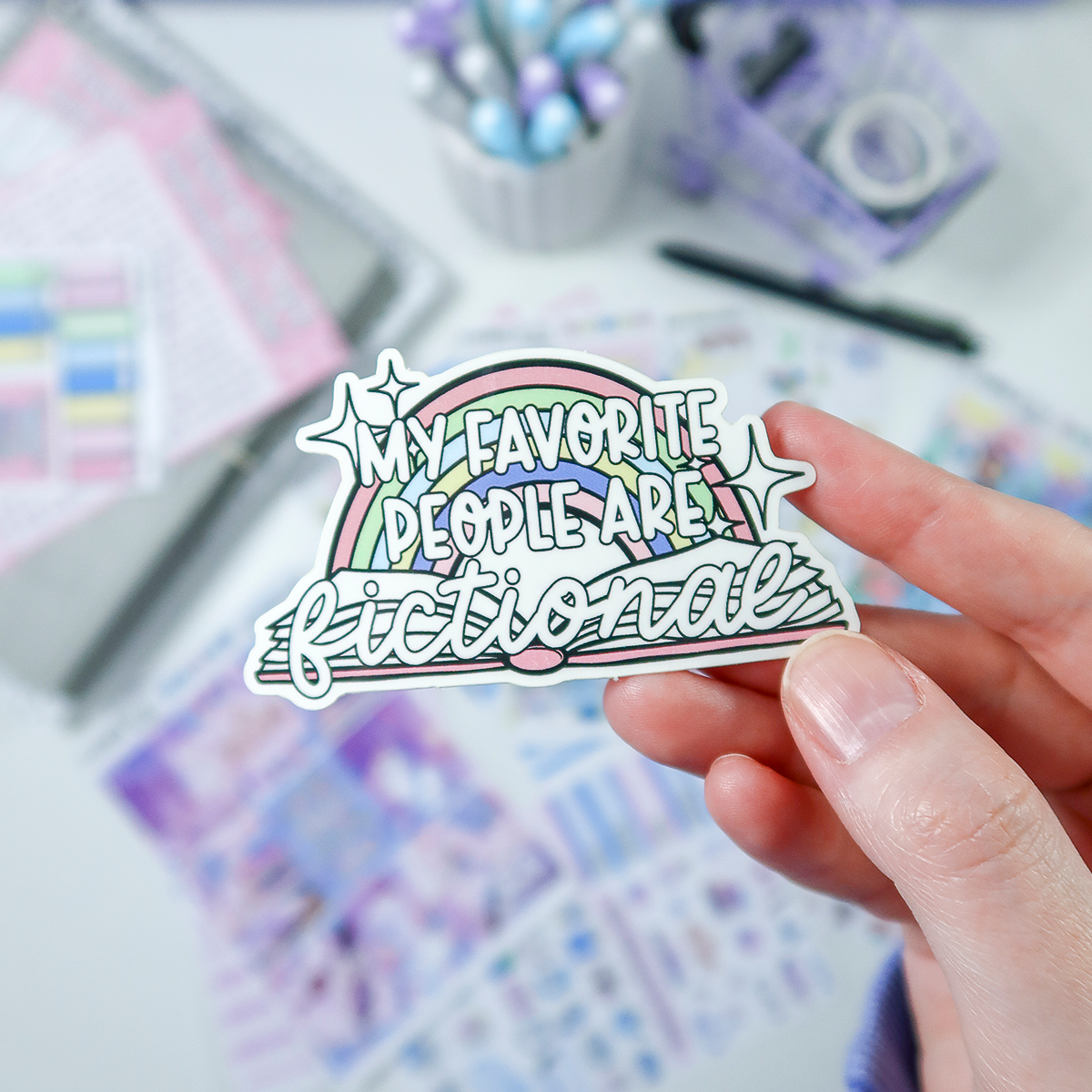 Favorite Fictional People Vinyl Die Cut Sticker - FFPV