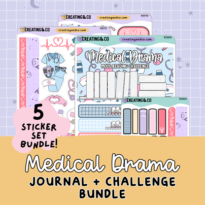 Medical Drama Journal Sheets + Reading Challenge Bundle
