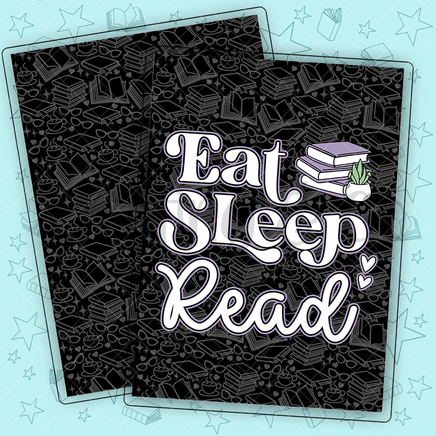 Eat Sleep Read Build Your Own Book Journal Laminated Cover