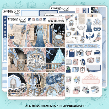 Lost in Fantasy Vertical Weekly Planner Kit  - BK541