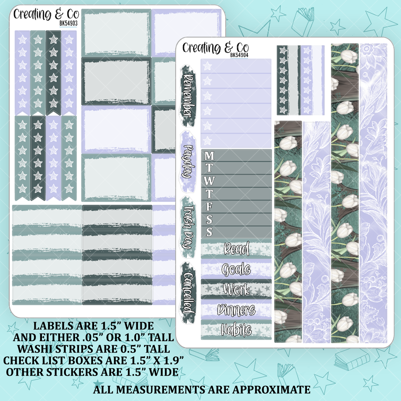 Forever Dusk Vertical Weekly Planner Kit  - BK549