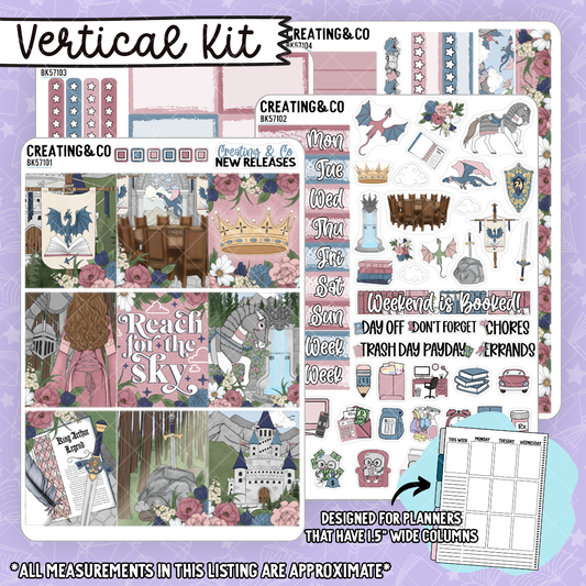 For the Sky Vertical Weekly Planner Kit  - BK571