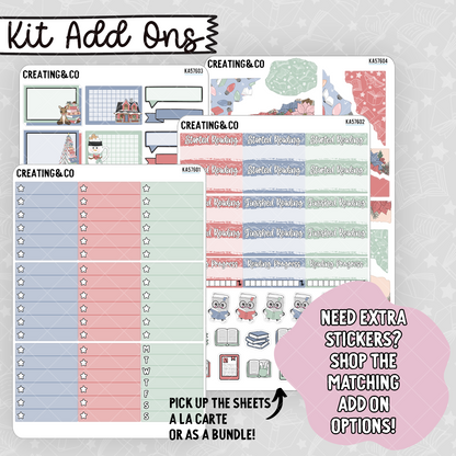 Merry Bookmas Vertical Weekly Planner Kit  - BK576