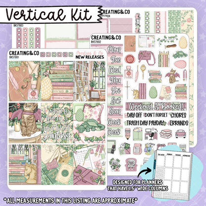 Fantasy Worlds Vertical Weekly Planner Kit  - BK578