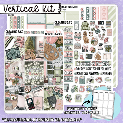 Holiday Prep Vertical Weekly Planner Kit  - BK579