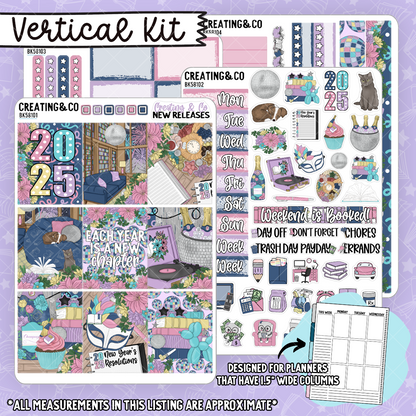 New Chapter Vertical Weekly Planner Kit  - BK581