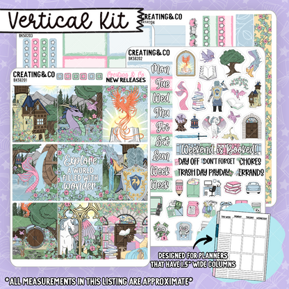 Natural Wonder Vertical Weekly Planner Kit  - BK582