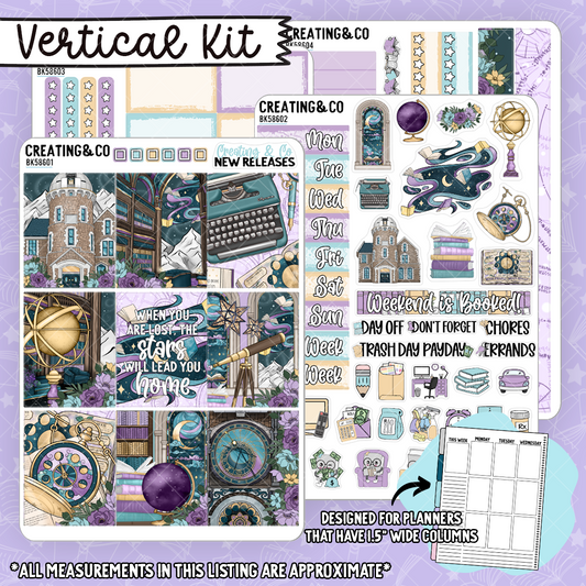 Stars Align Vertical Weekly Planner Kit  - BK586