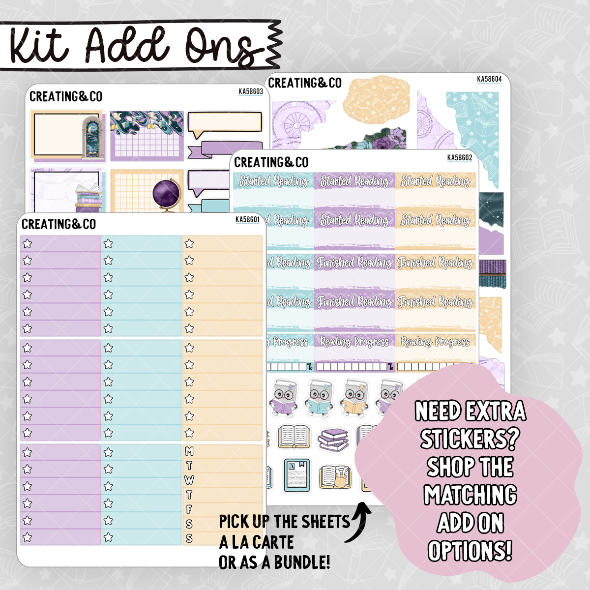 Stars Align Vertical Weekly Planner Kit  - BK586