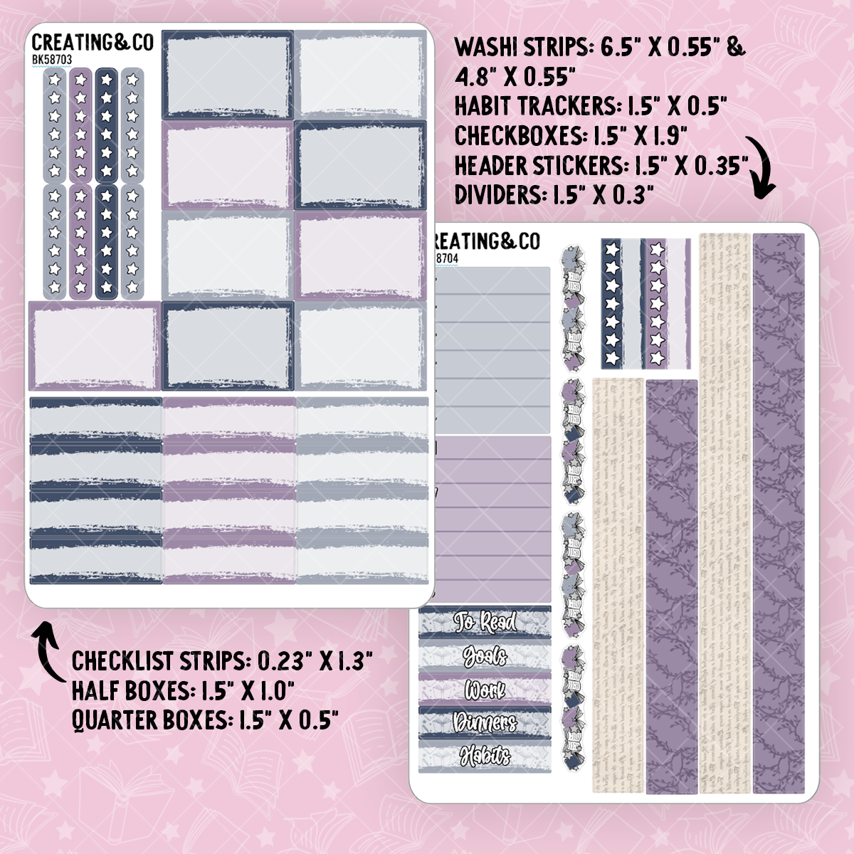 Eternal Love Vertical Weekly Planner Kit  - BK587