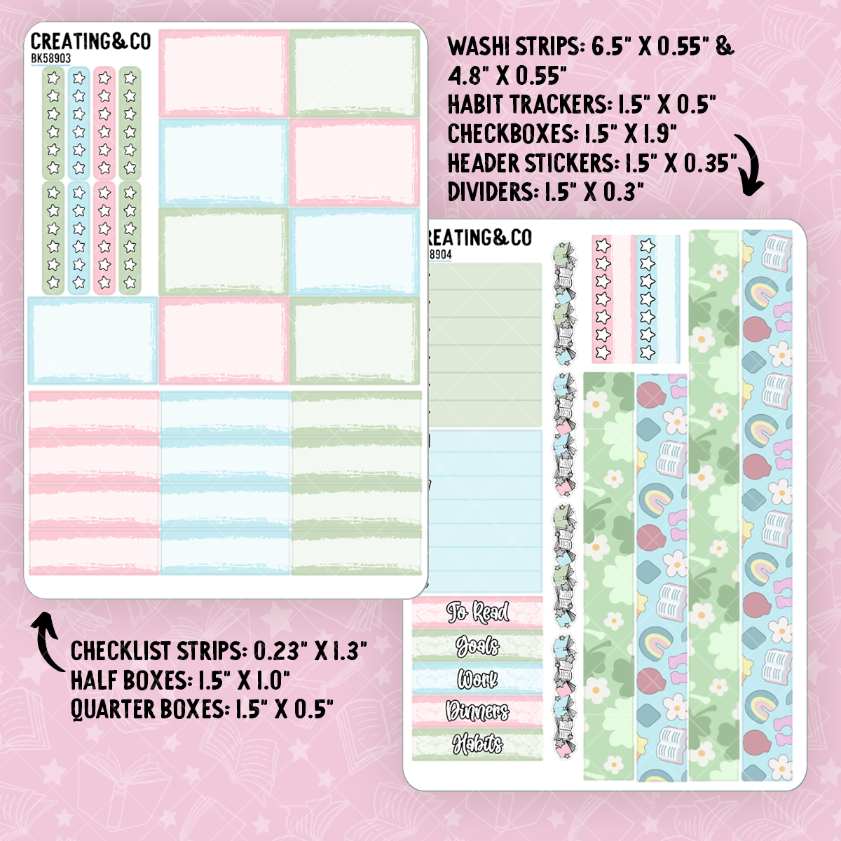 Lucky Charms Vertical Weekly Planner Kit  - BK589