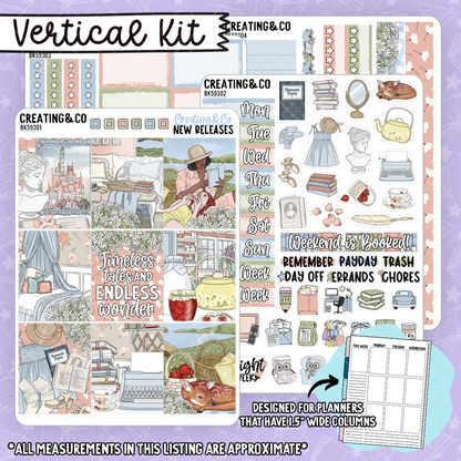 Timeless Tales Vertical Weekly Planner Kit  - BK593