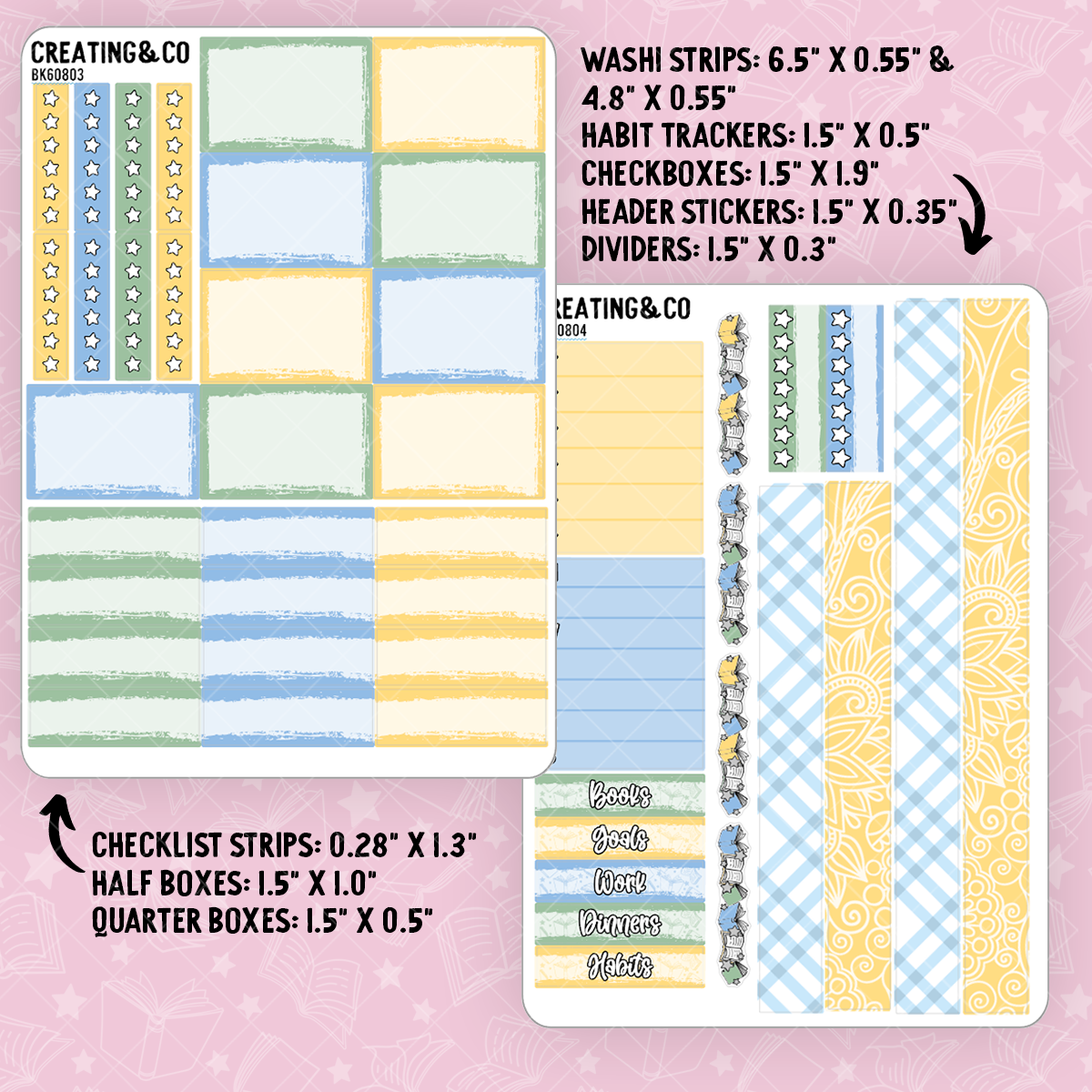 Seaside Stories Vertical Weekly Planner Kit  - BK608