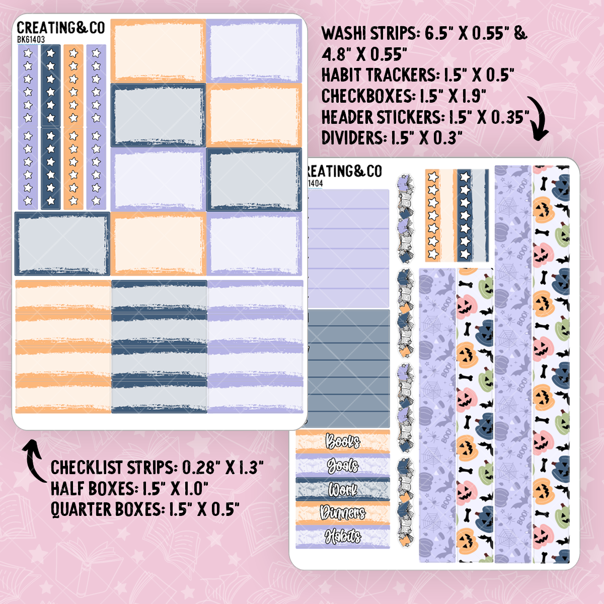 Wicked Waves Vertical Weekly Planner Kit  - BK614