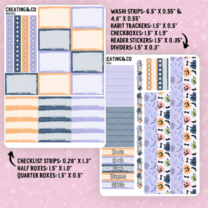 Wicked Waves Vertical Weekly Planner Kit  - BK614