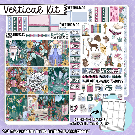 Fae & Folklore Vertical Weekly Planner Kit  - BK615