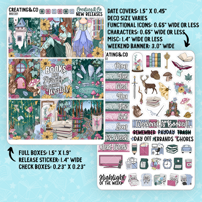 Fae & Folklore Vertical Weekly Planner Kit  - BK615