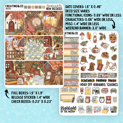 Autumn Stories Vertical Weekly Kit + Challenge Bundle