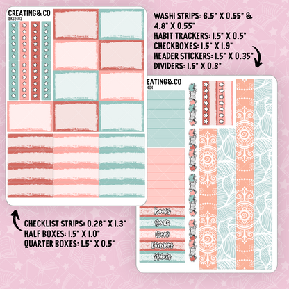 Shimmering Stories Showgirl Vertical Weekly Planner Kit  - BK624