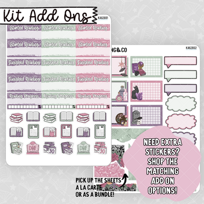 Spellbound Coven - Dark Witch - Vertical Weekly Planner Kit  - BK628