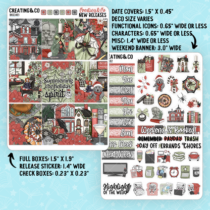 Holiday Spirit Vertical Weekly Planner Kit  - BK634