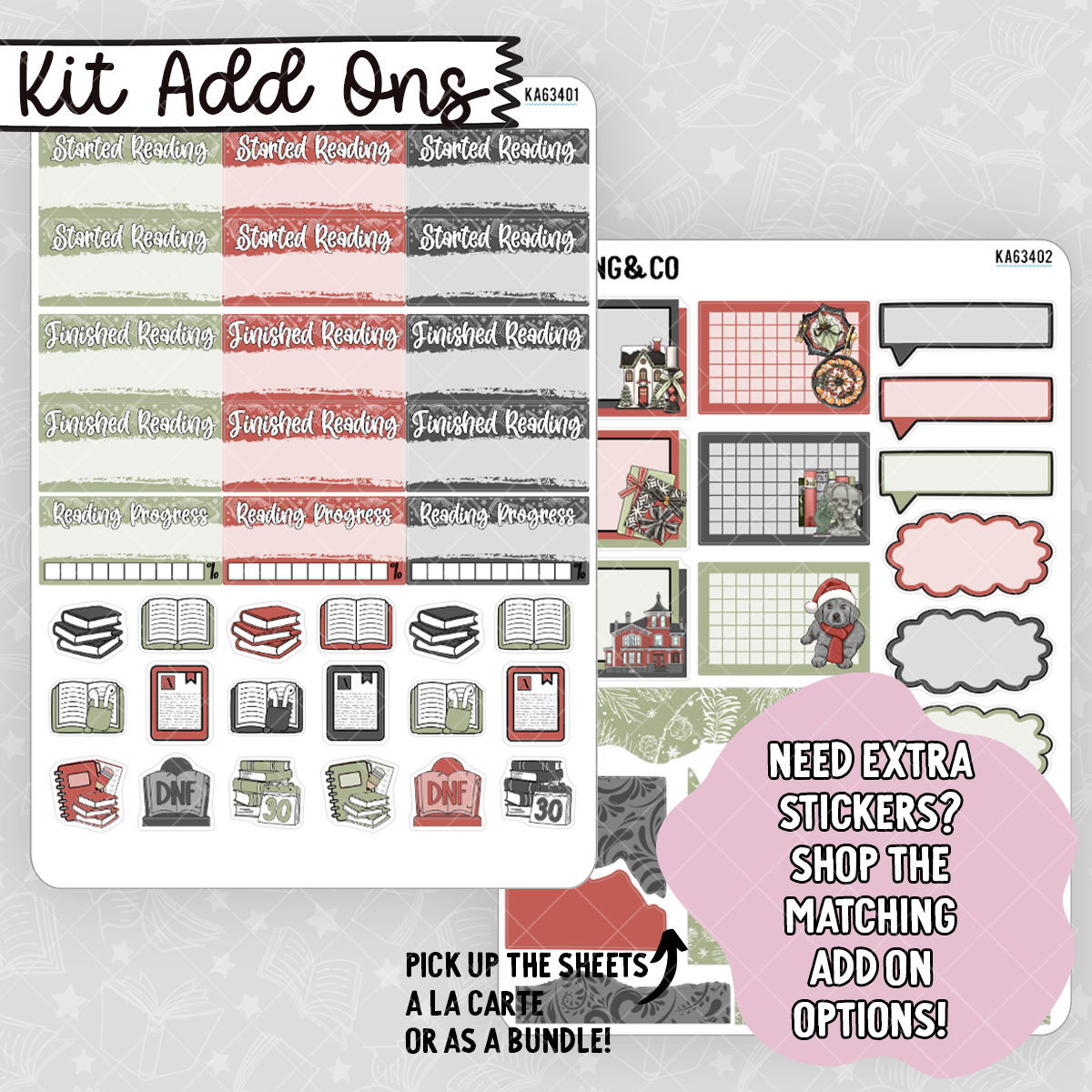 Holiday Spirit Vertical Weekly Planner Kit  - BK634