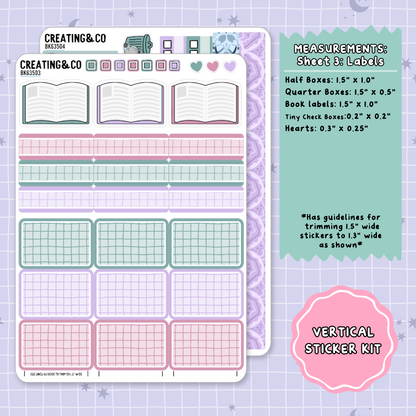 Chasing Dragons Vertical Weekly Planner Sticker Kit  - BK635