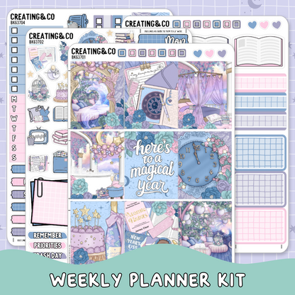 Magical Year Vertical Weekly Planner Sticker Kit - BK637
