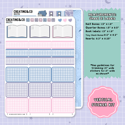 Magical Year Vertical Weekly Planner Sticker Kit - BK637