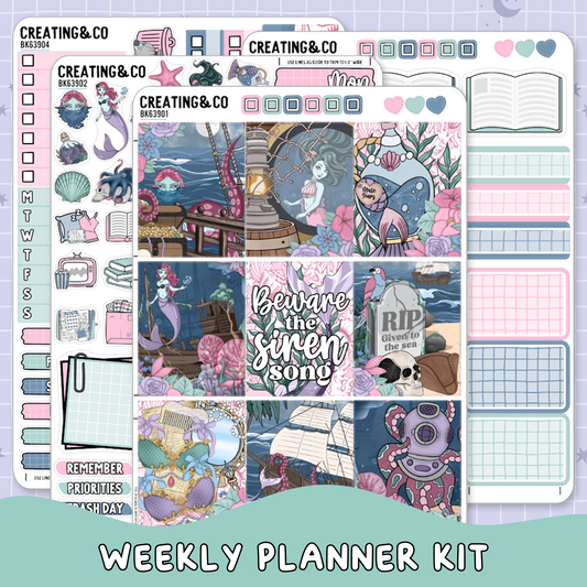 Siren Song Vertical Weekly Planner Sticker Kit  - BK639