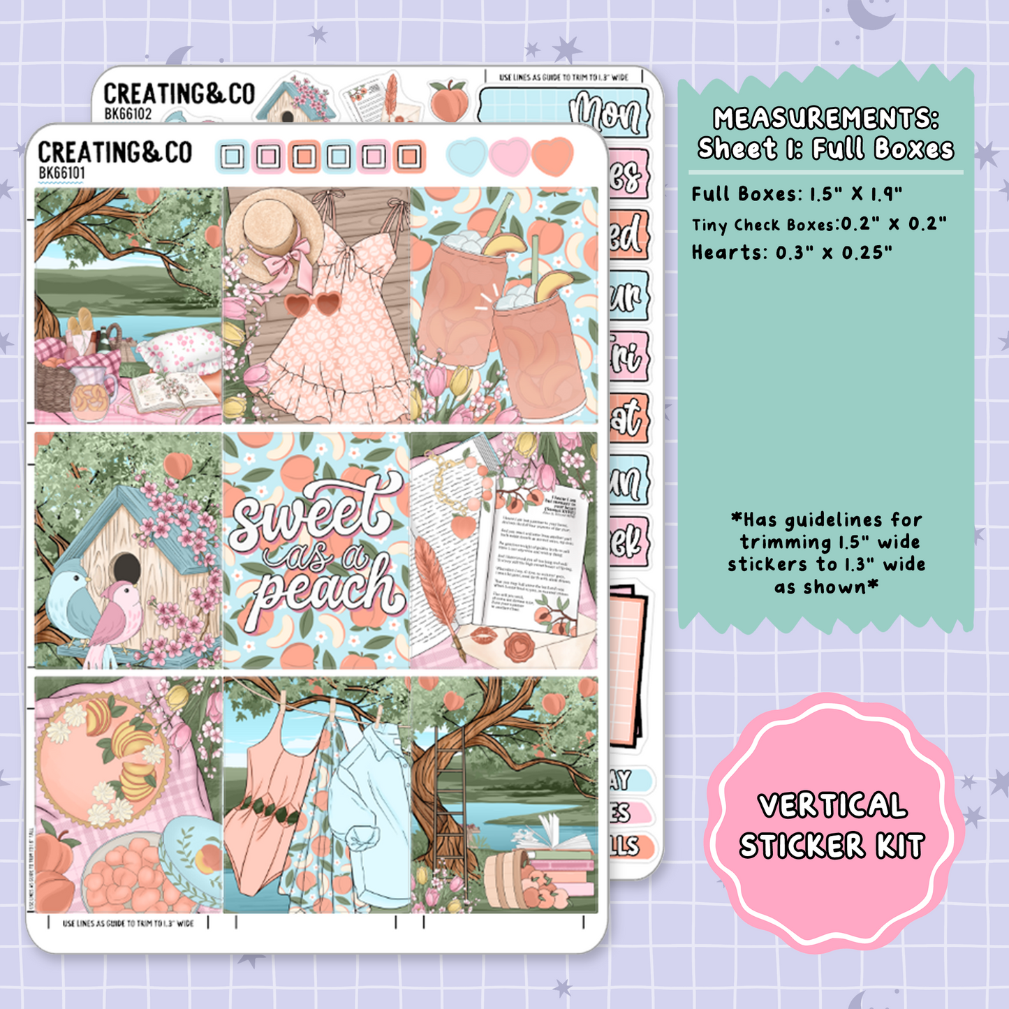 Sweet as a Peach Sweet Romance Weekly Kit + Reading Challenge