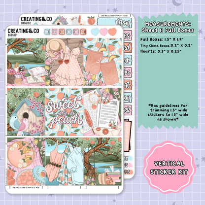 Sweet as a Peach Sweet Romance Weekly Kit + Reading Challenge
