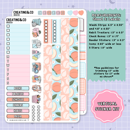 Sweet as a Peach Sweet Romance Weekly Kit + Reading Challenge