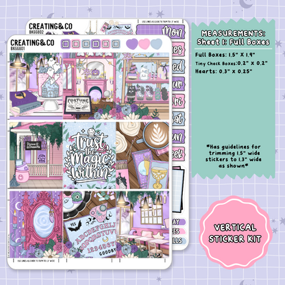 Divine Desserts Vertical Weekly Planner Sticker Kit  - BK668