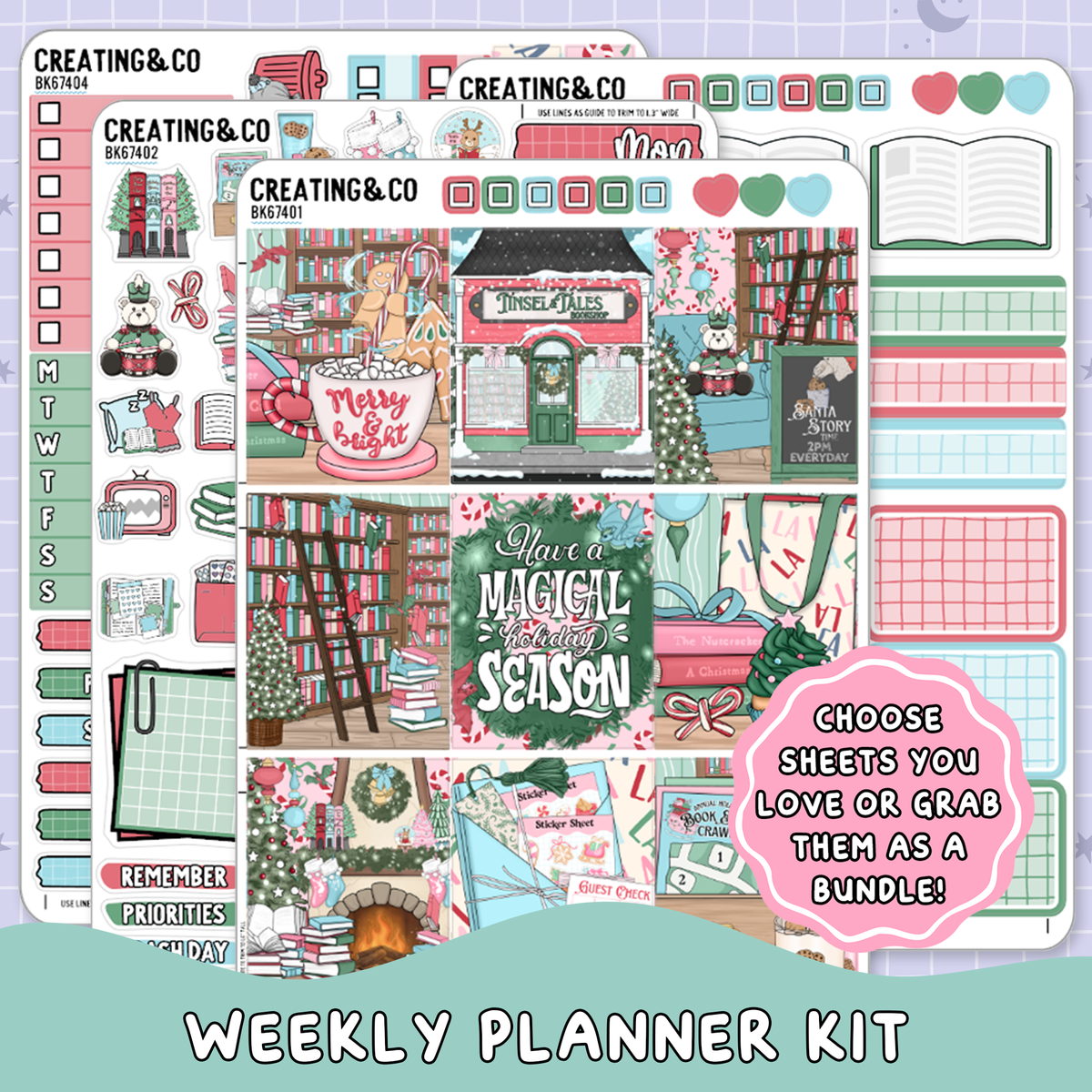 Magical Christmas Bookshop Kit + Challenges Bundle