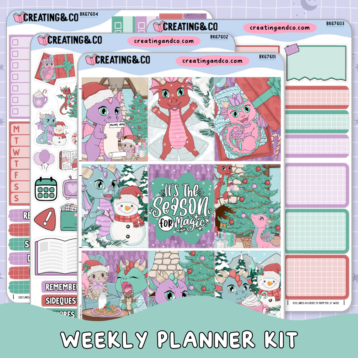 Snowflakes & Scales Dragon Weekly Kit + Challenge Bundle