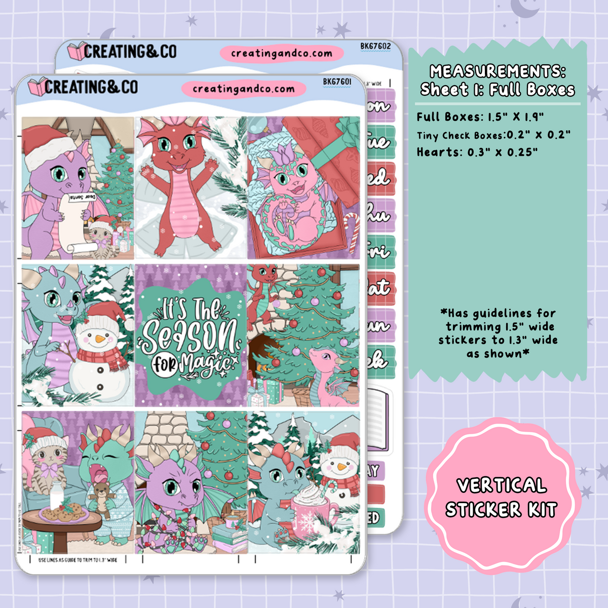 Snowflakes & Scales Dragon Weekly Kit + Challenge Bundle