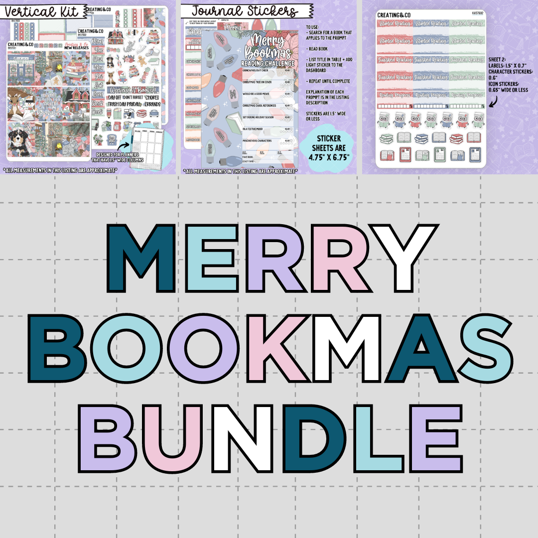 Merry Bookmas Sticker Bundle