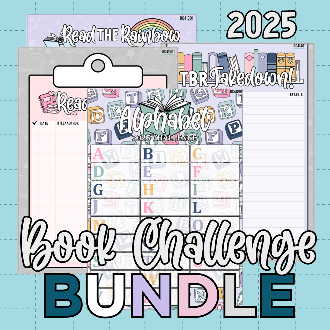 2025 Reading Challenge 5x7 Bundle - Misc Challenges