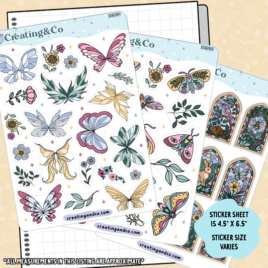 Fae & Folklore Extra Journal Sticker Sheet Set - DS039