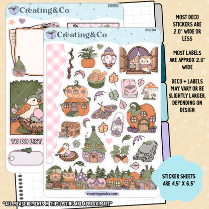 Pumpkin Hollow Cozy Reads Vertical Weekly Kit Bundle
