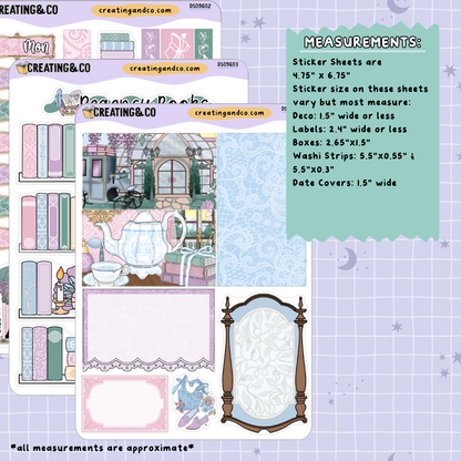 Scandals of the Heart Regency Decorative Journal Sticker Sheet Set - DS096