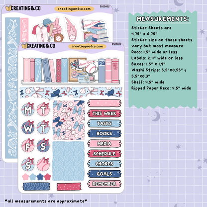 Baseball Romance Hearts Classic Journal + Challenge Bundle