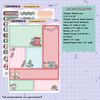 Christmas Season Journal + Challenge 4 Sticker Set Bundle