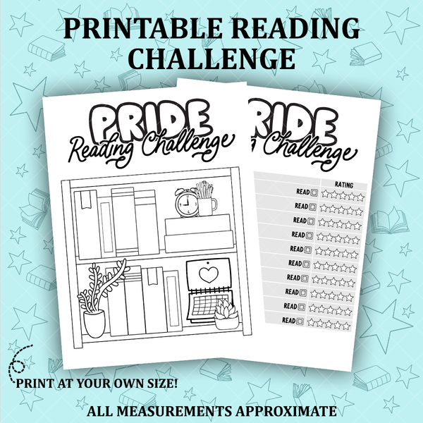 Pride FREE Printable Reading Challenge