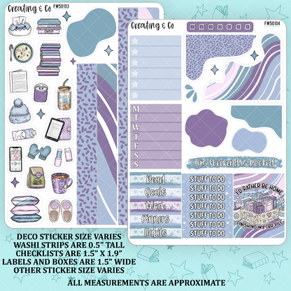 Booked In Decorative Planner Sticker Kit - FW501