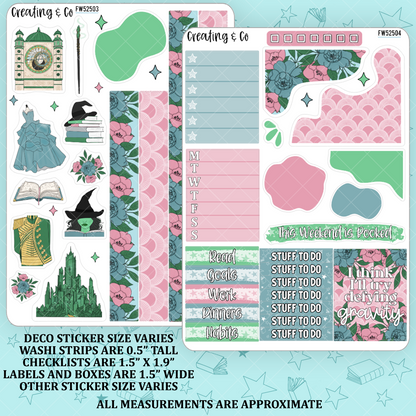 Defying Gravity Decorative Planner Sticker Kit - FW525